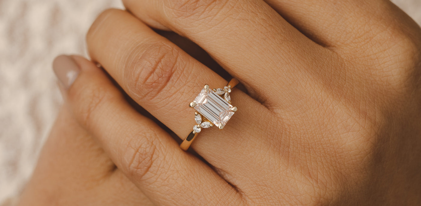 Coloured Lab Diamond Engagement Rings