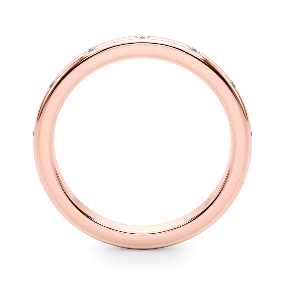 Classic Luxe Diamond Inset Wedding Ring