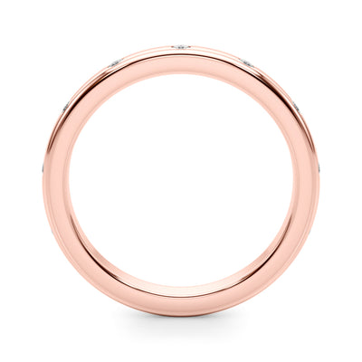 Classic Luxe Diamond Inset Wedding Ring