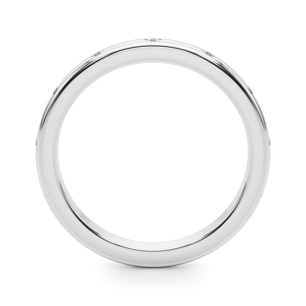 Classic Luxe Diamond Inset Wedding Ring