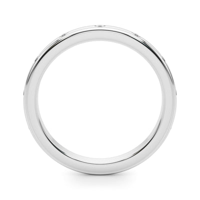 Classic Luxe Diamond Inset Wedding Ring