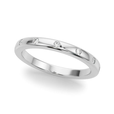 Classic Luxe Diamond Inset Wedding Ring