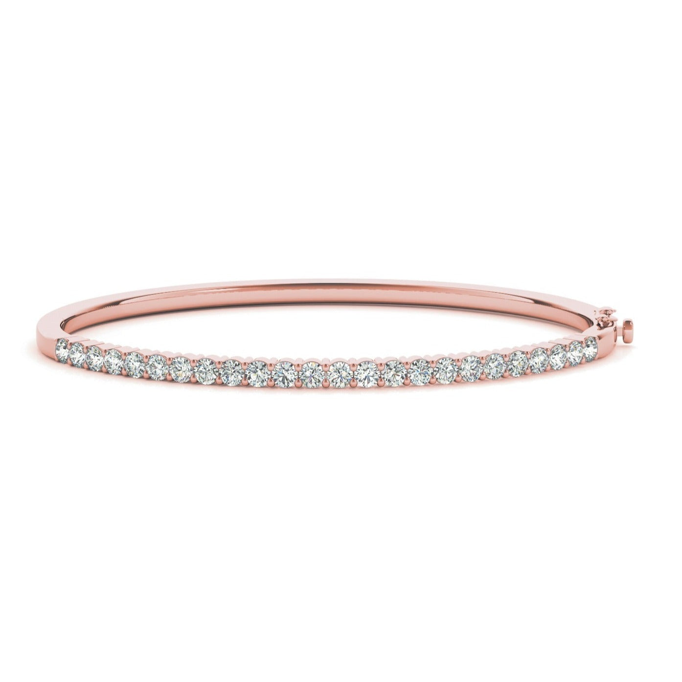 lab diamond bangle