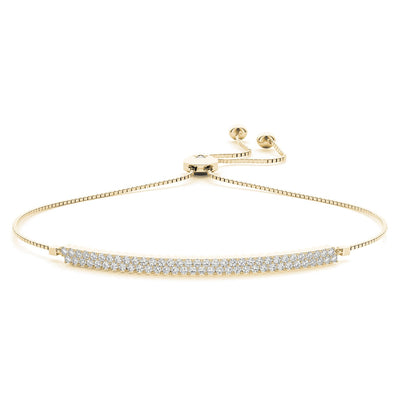 adjustable diamond bracelet