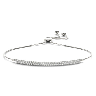 Iris Adjustable Diamond Bolo Bracelet