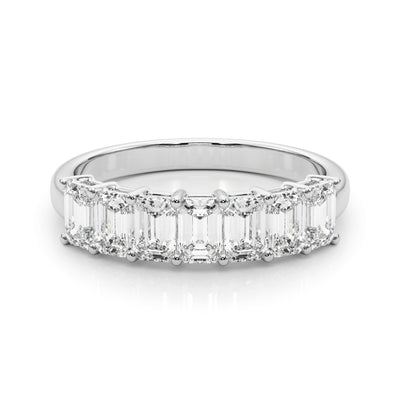 Penelope Emerald Women's Diamond Wedding Ring