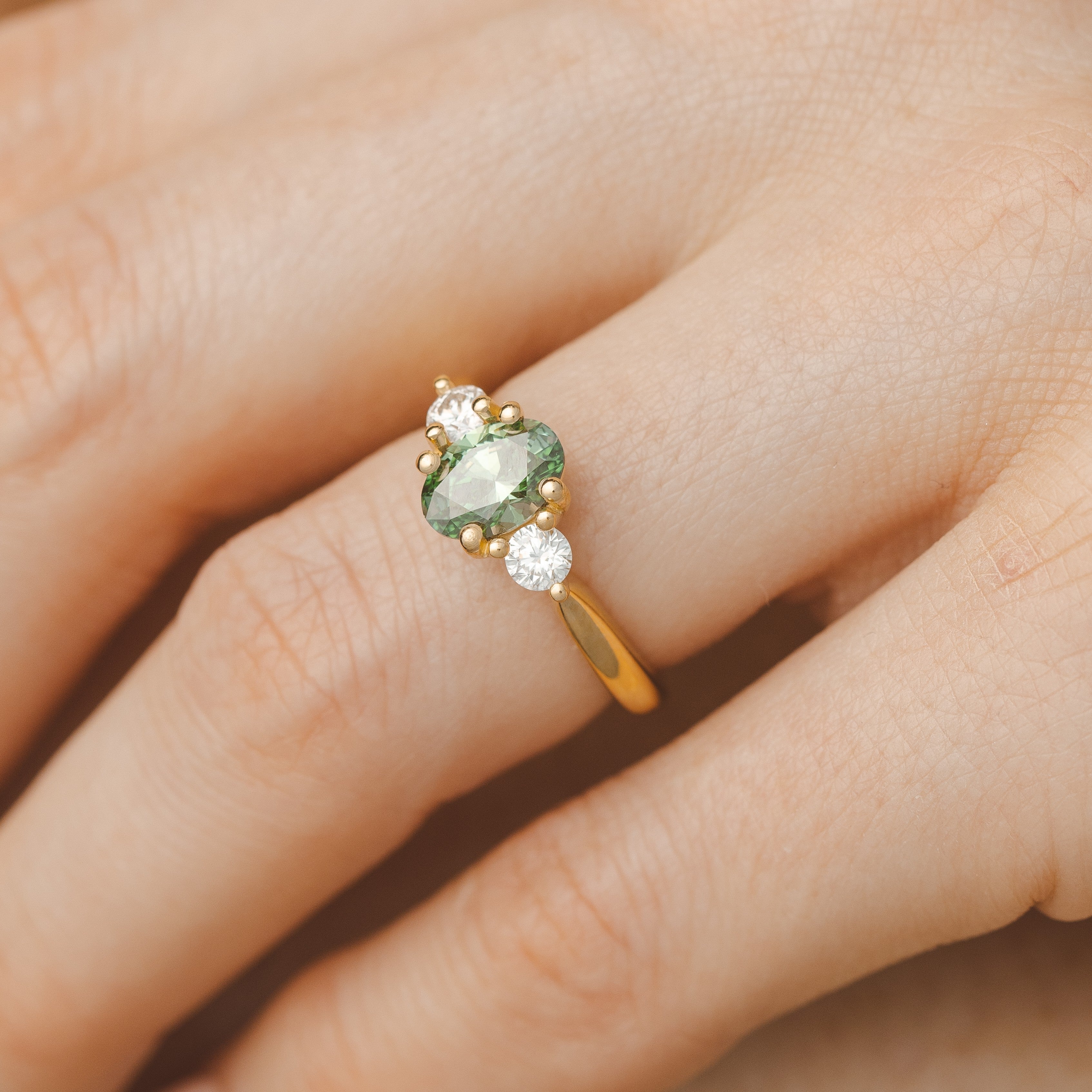 Charlotte 1.39ct Oval Australian Sapphire Engagement Ring