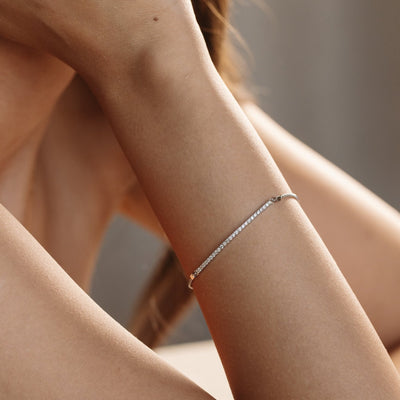 Halia Adjustable Diamond Bolo Bracelet