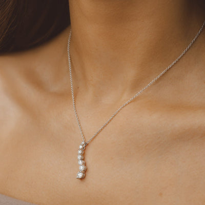 Kora Lab Grown Diamond Journey Pendant & Chain