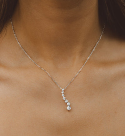 Kora Lab Grown Diamond Journey Pendant & Chain