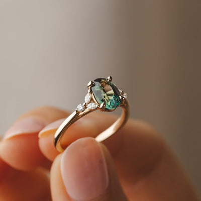 Madagascan teal Sapphires