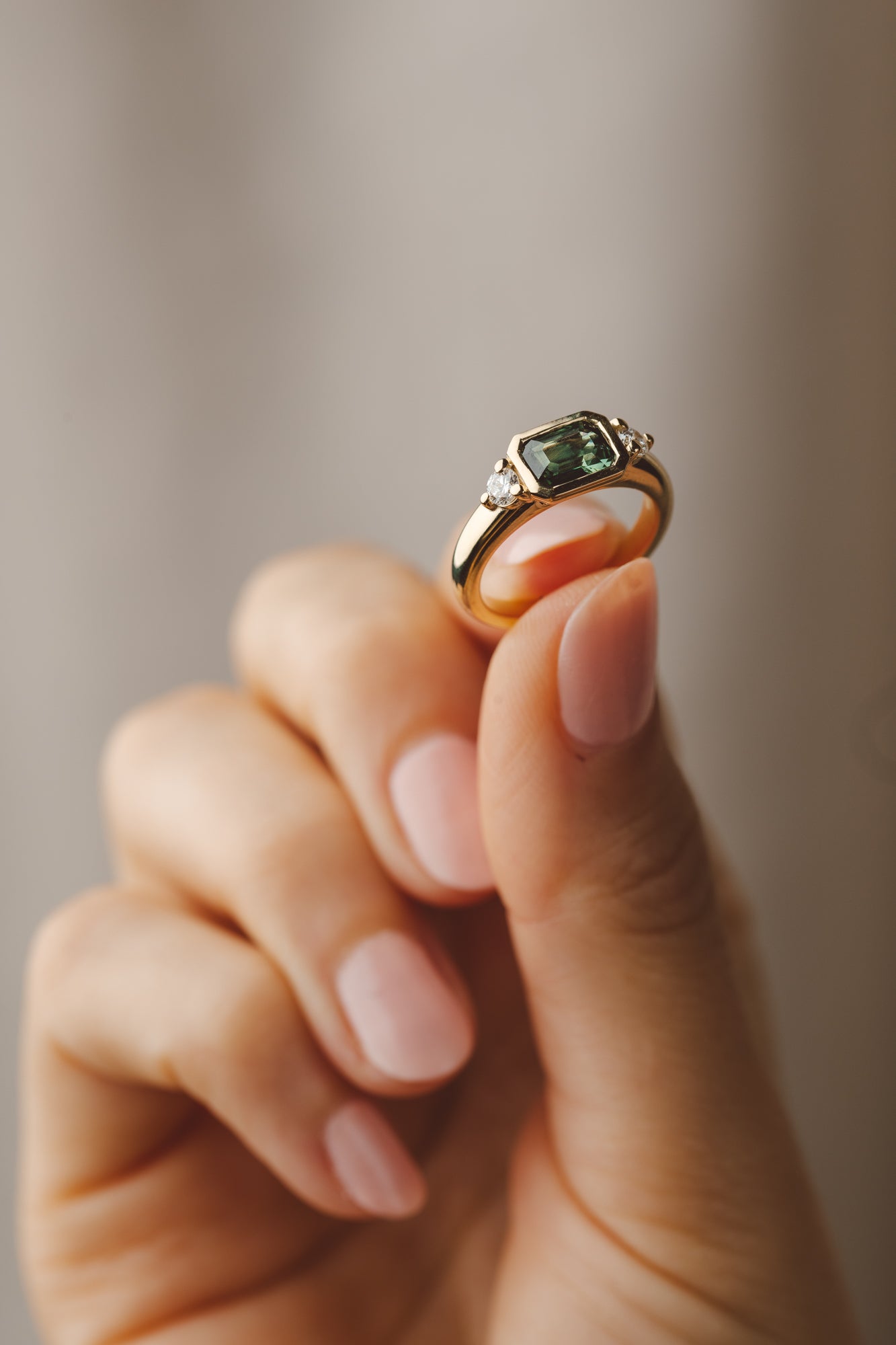 Sapphire Engagement Ring