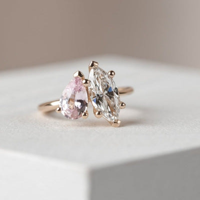 pink sapphire ring