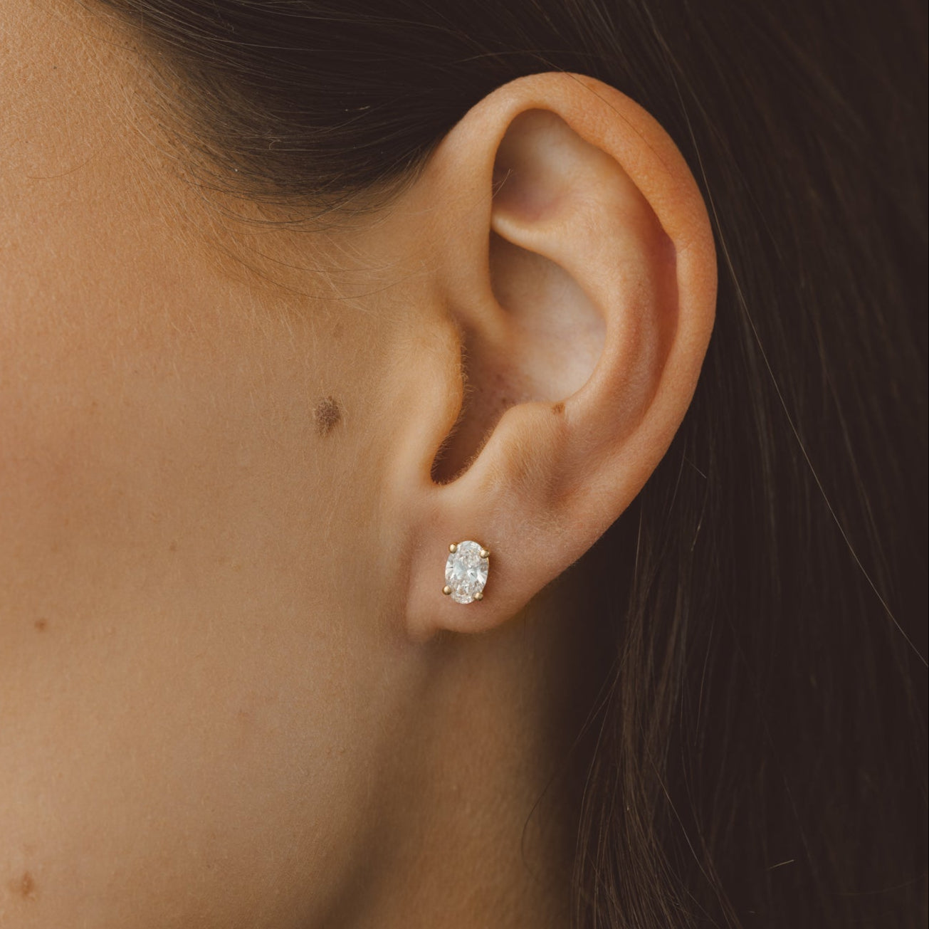 Shiloh Oval Lab Grown Diamond Studs