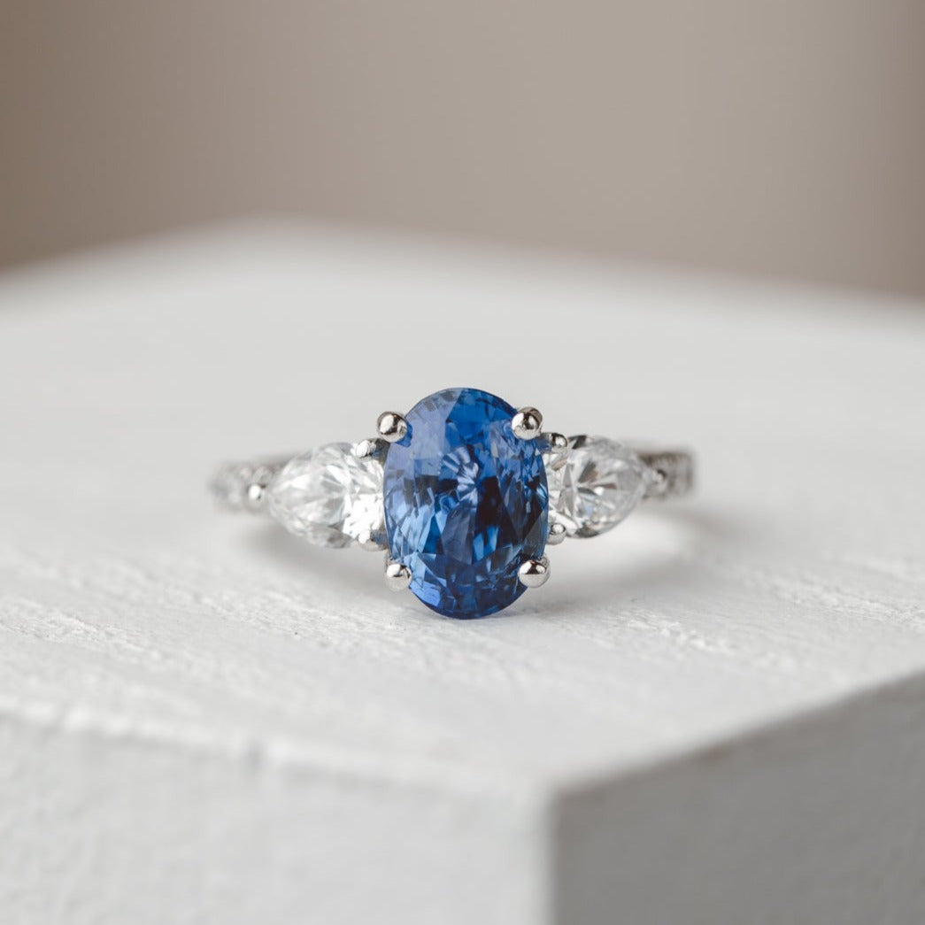 ceylon sapphire engagement rings