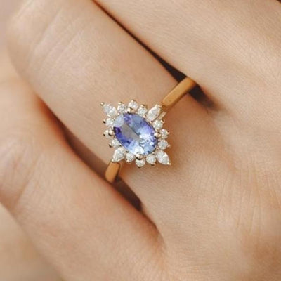 Felicity Oval Ceylon Sapphire Ring