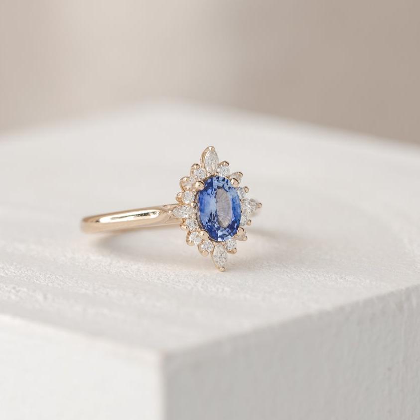 Felicity Oval Ceylon Sapphire Ring