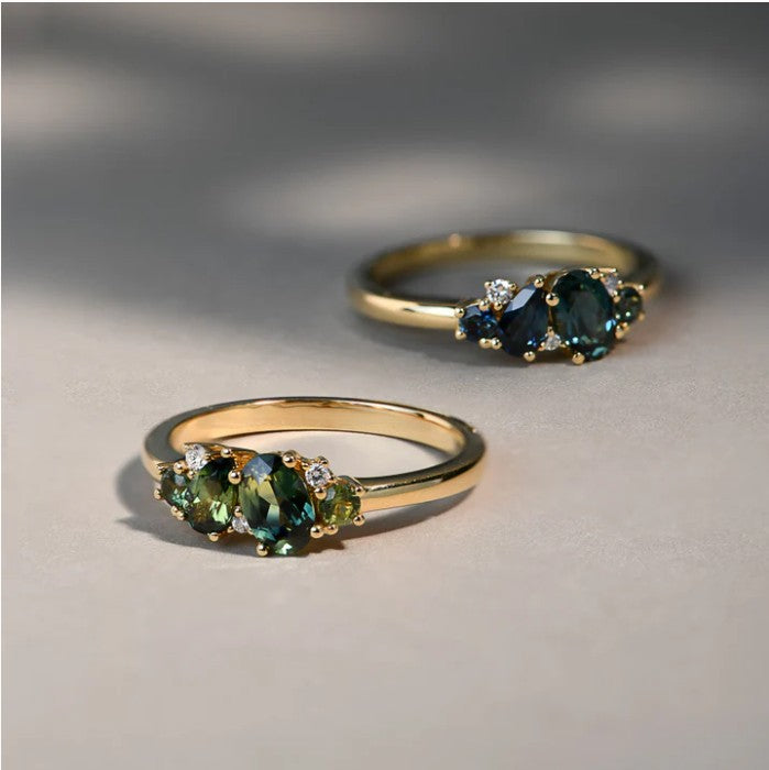 Kyra Oval Sapphire Ring