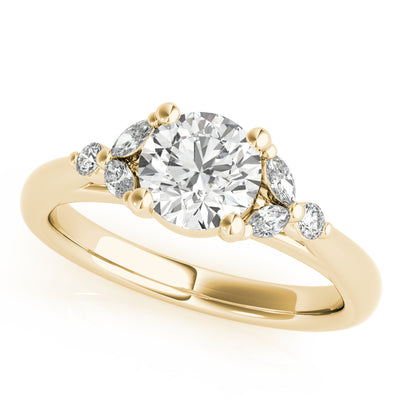 Blair Round Diamond Engagement Ring Setting