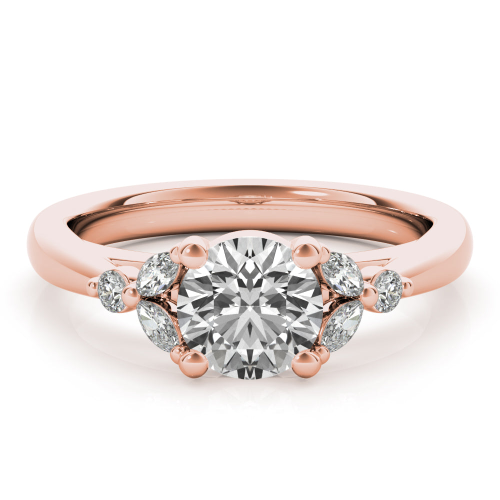 Blair Round Diamond Engagement Ring Setting