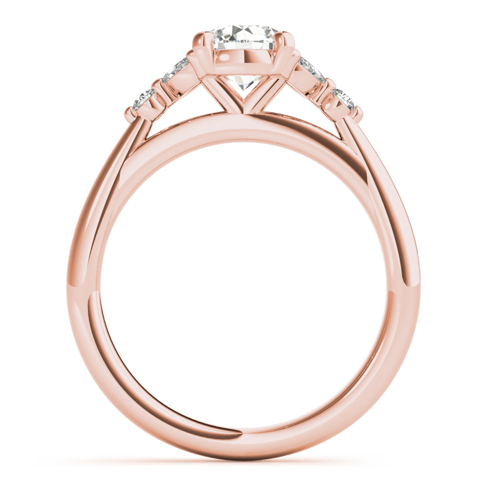 Blair Round Diamond Engagement Ring Setting