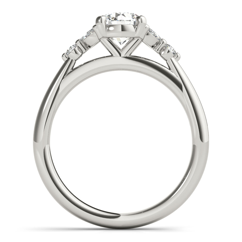 Blair Round Diamond Engagement Ring Setting