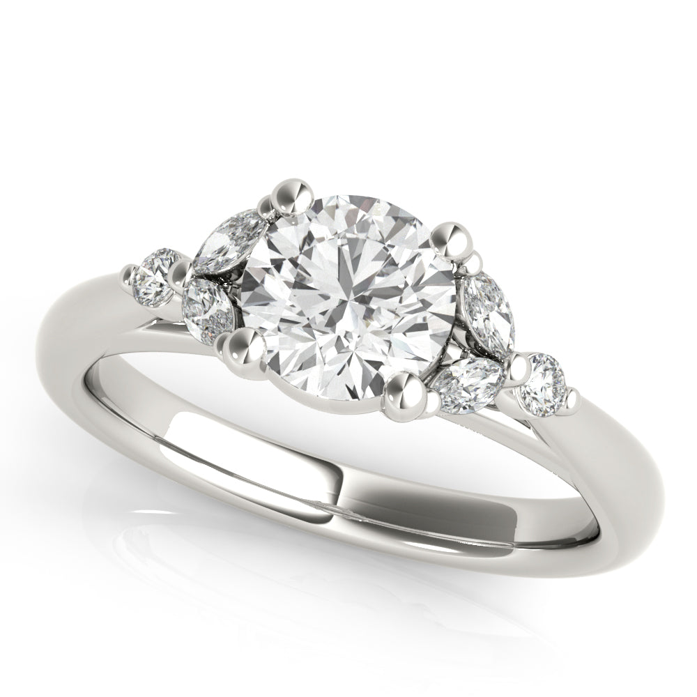 Blair Round Diamond Engagement Ring Setting