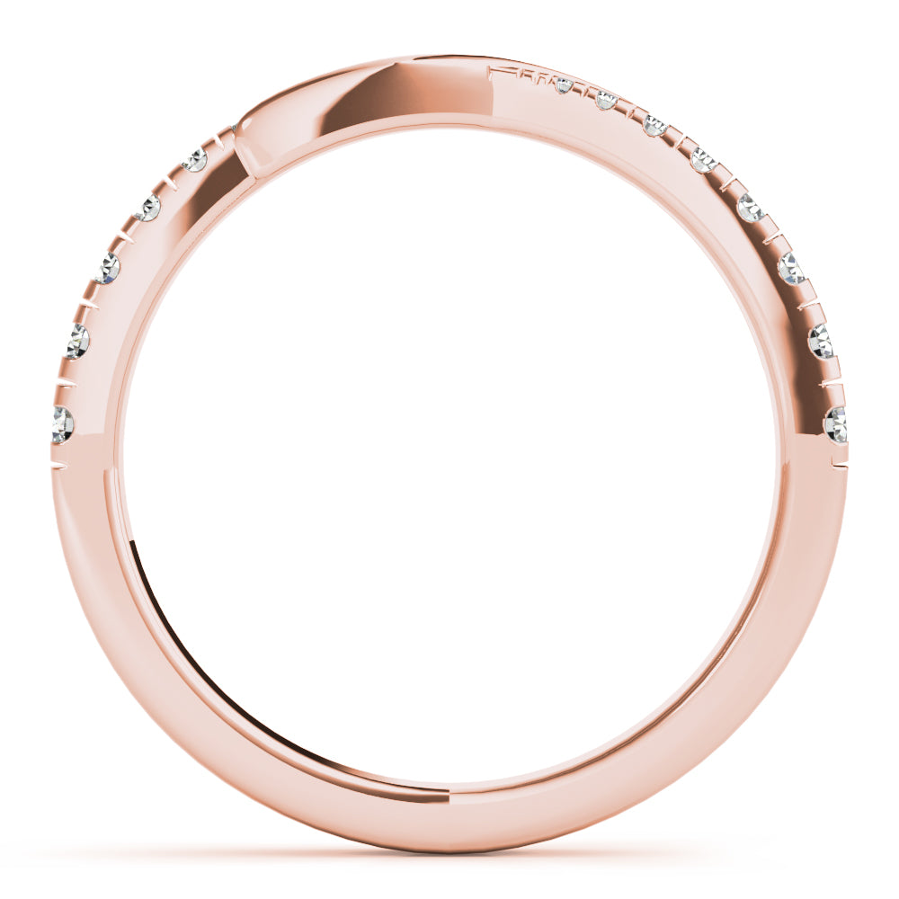 Chantelle Twist Diamond Wedding Ring