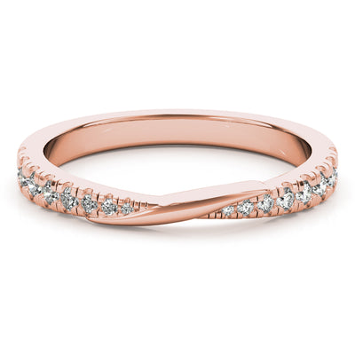 Chantelle Twist Diamond Wedding Ring