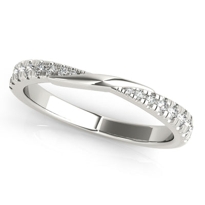 Chantelle Twist Diamond Wedding Ring