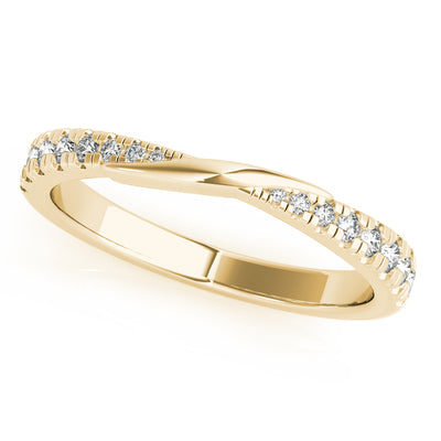 Chantelle Twist Diamond Wedding Ring