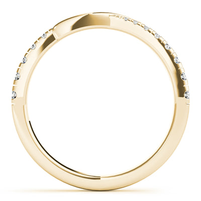 Chantelle Twist Diamond Wedding Ring