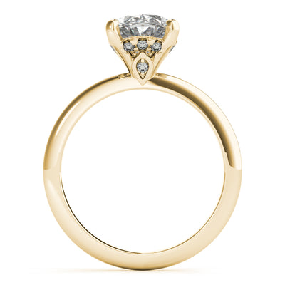 Alia Oval Diamond Engagement Ring Setting