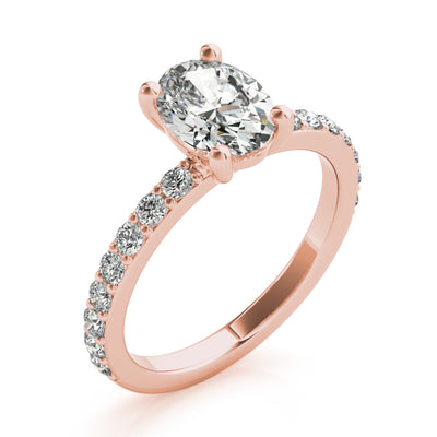 Allegra Oval Diamond Engagement Ring Setting