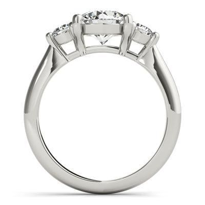 Charlotte Round with Round Diamond Engagement Ring Setting