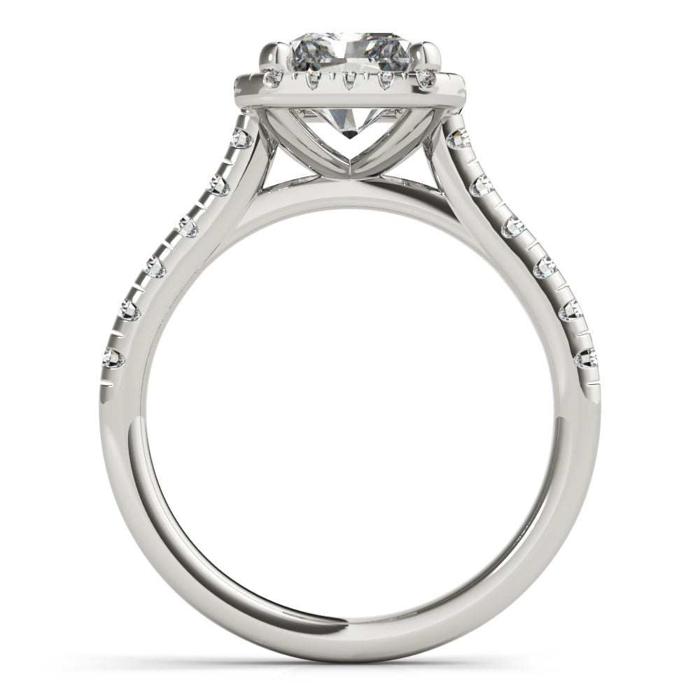 Harlow Radiant Diamond Engagement Ring Setting