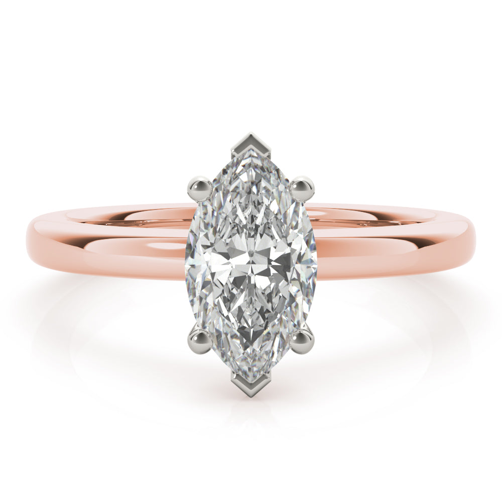 Lara Marquise Diamond Engagement Ring Setting