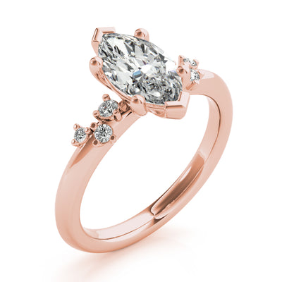 Ivy Petite Marquise Diamond Engagement Ring Setting