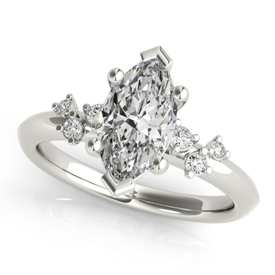 Ivy Petite Marquise Diamond Engagement Ring Setting