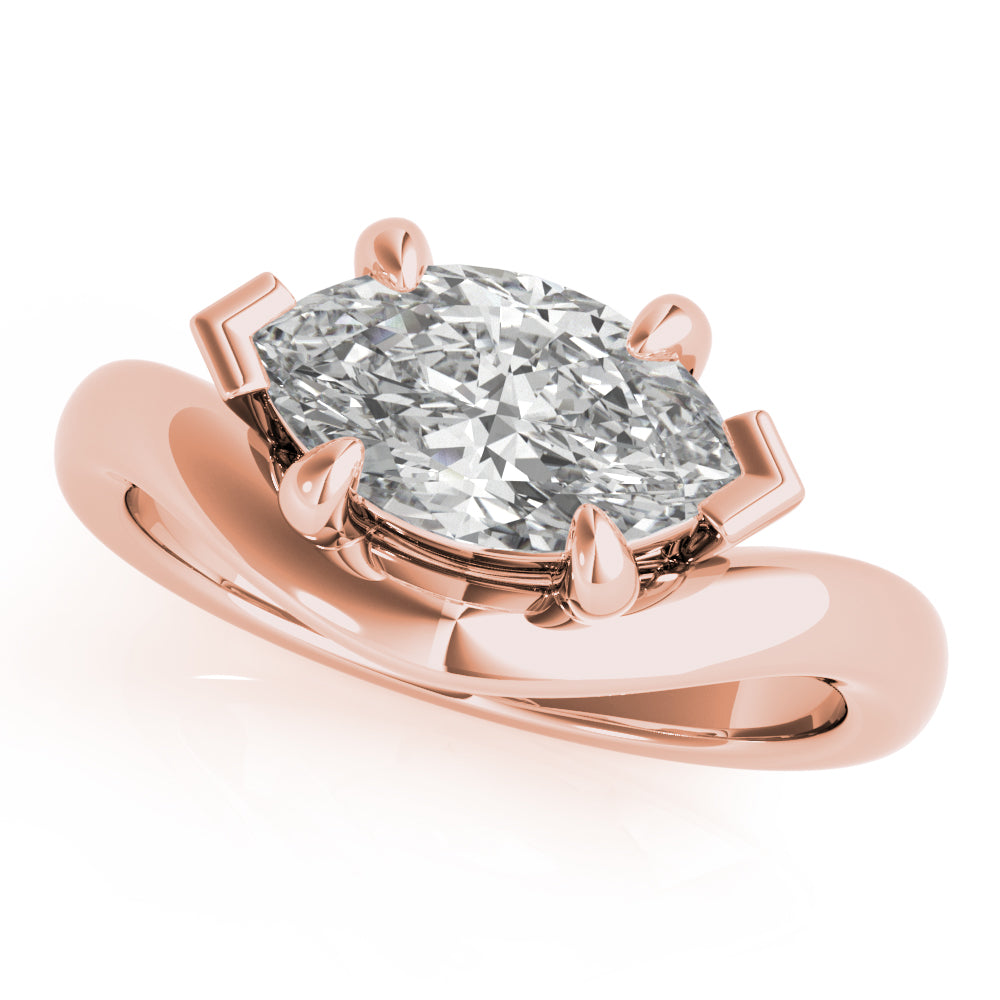 Dahlia Marquise Diamond Engagement Ring Setting