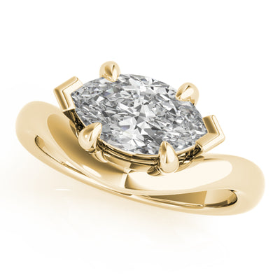 Dahlia Marquise Diamond Engagement Ring Setting