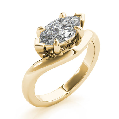 Dahlia Marquise Diamond Engagement Ring Setting