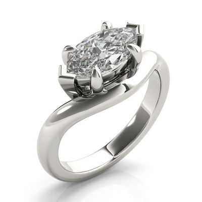 Dahlia Marquise Diamond Engagement Ring Setting