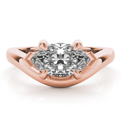 Dahlia Marquise Diamond Engagement Ring Setting