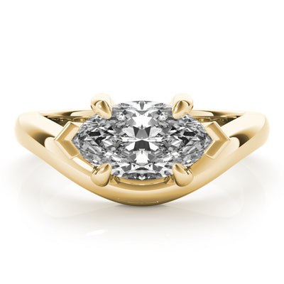 Dahlia Marquise Diamond Engagement Ring Setting