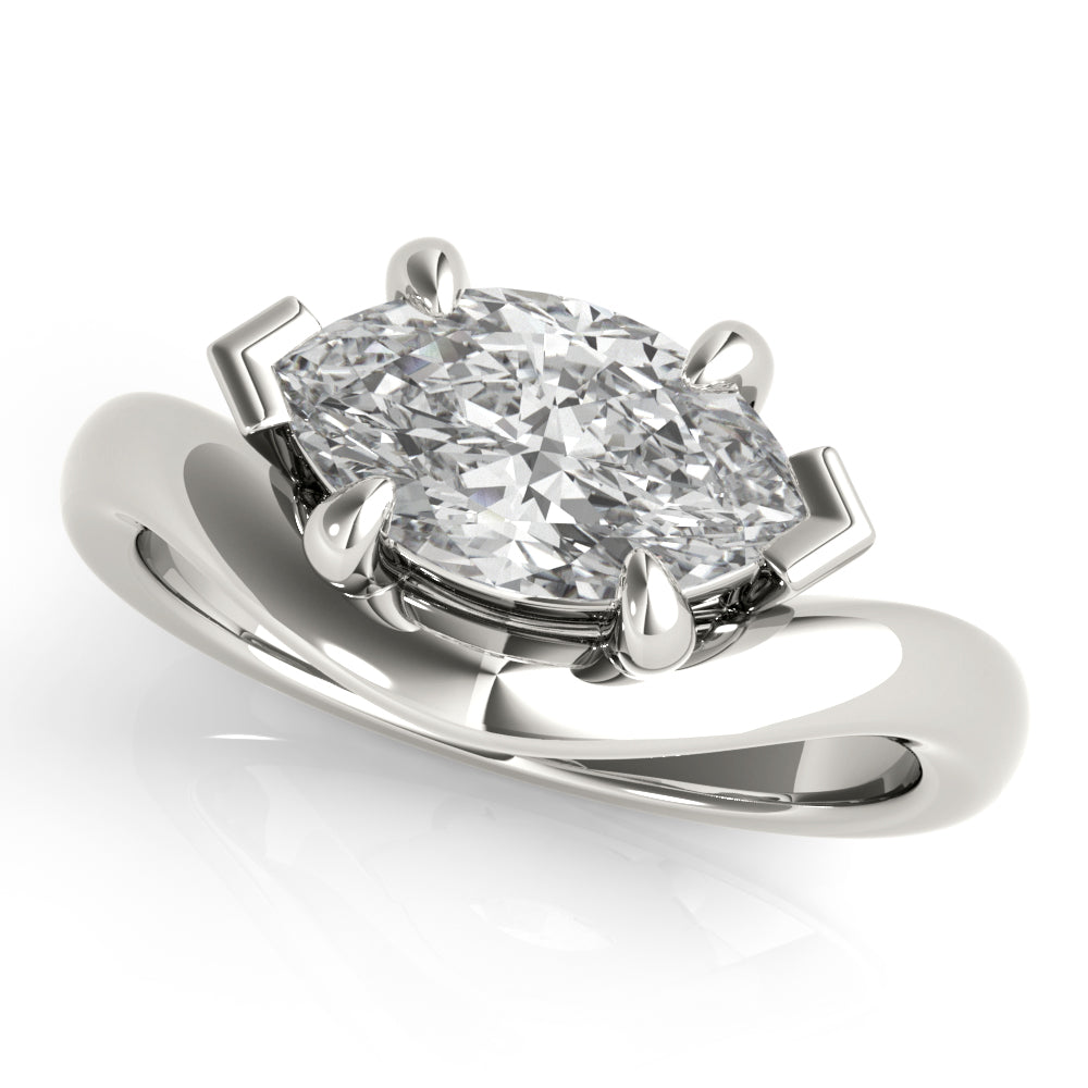 Dahlia Marquise Diamond Engagement Ring Setting