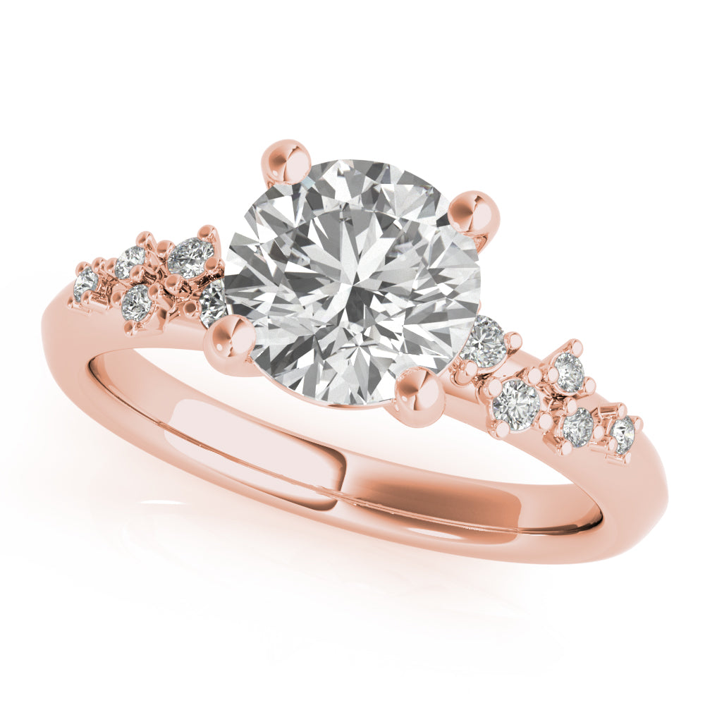 Ivy Round Diamond Engagement Ring Setting