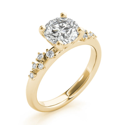 Ivy Round Diamond Engagement Ring Setting