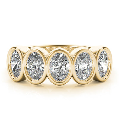 Oval Diamond Wedding Ring