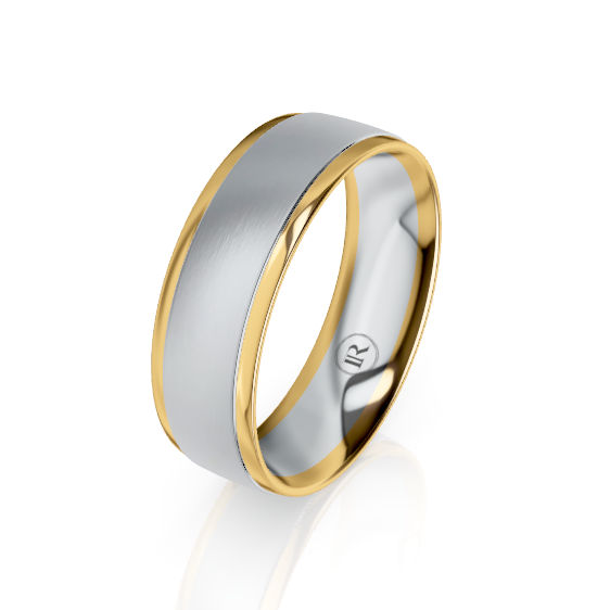 The Carlisle Platinum & Gold Wedding Ring